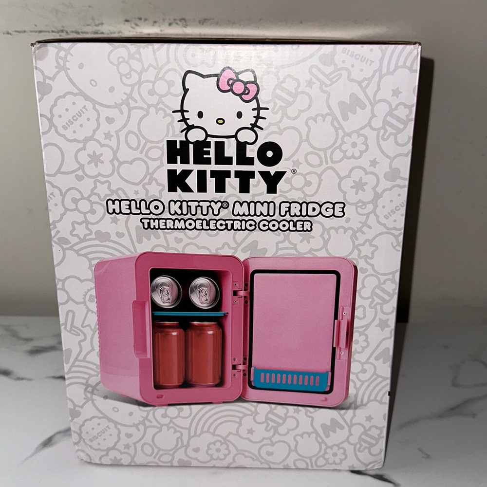 New- Hello Kitty Mini Fridge - Picture 6 of 11